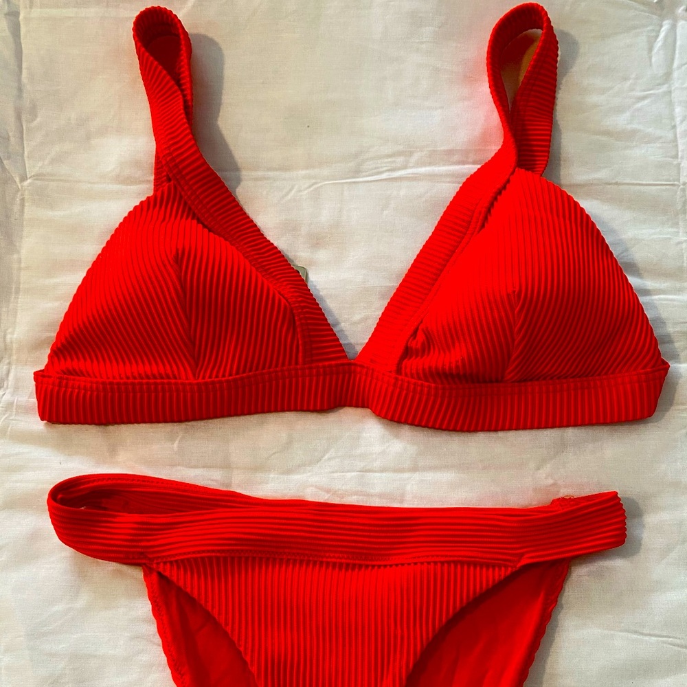 Brand new ribbed bikini